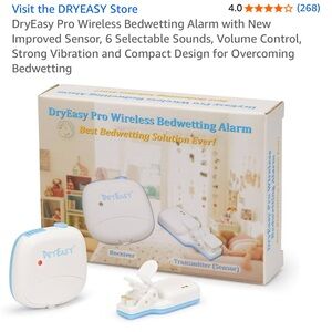 DryEasy Pro Wireless Bedwetting Alarm